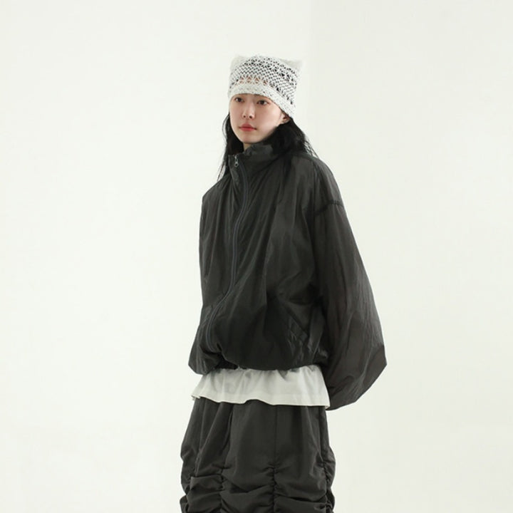 Women's sporty transitional jacket with a casual fit Chic & Stil