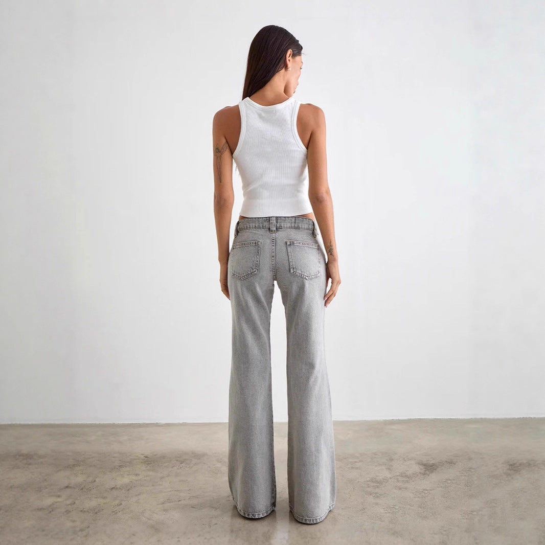 Women's bootcut jeans with high waist and trendy cut Lune London