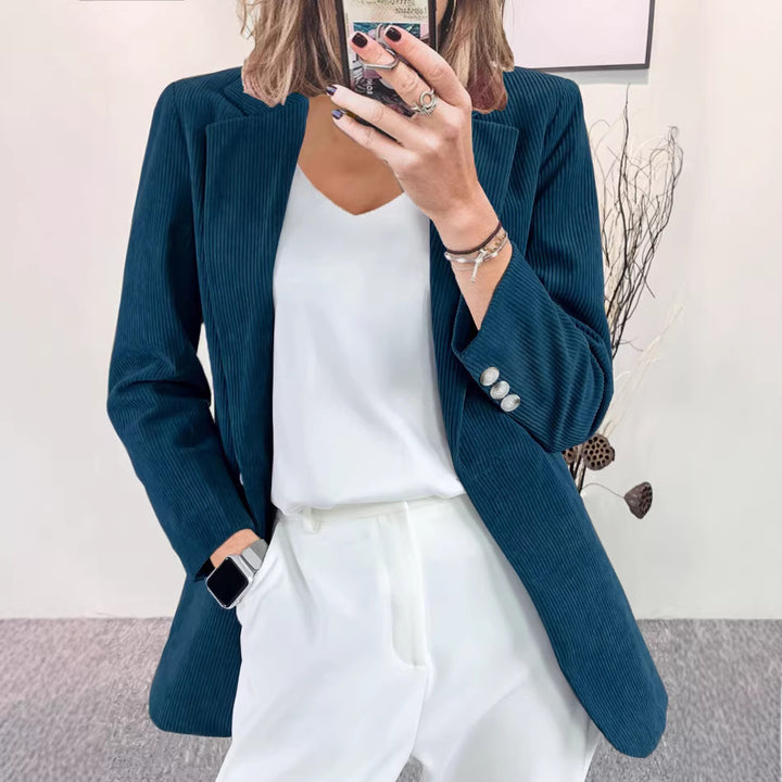 Veste à rayures à la mode pour femmes avec coupe slim Chic & Stil