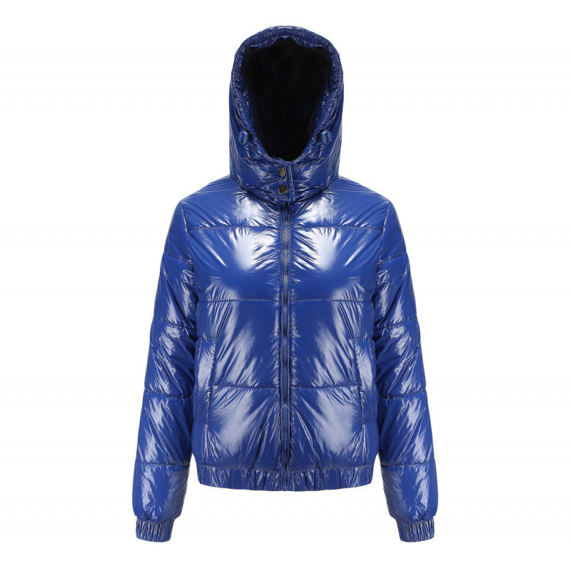 Ladies winter coat shiny Lune London