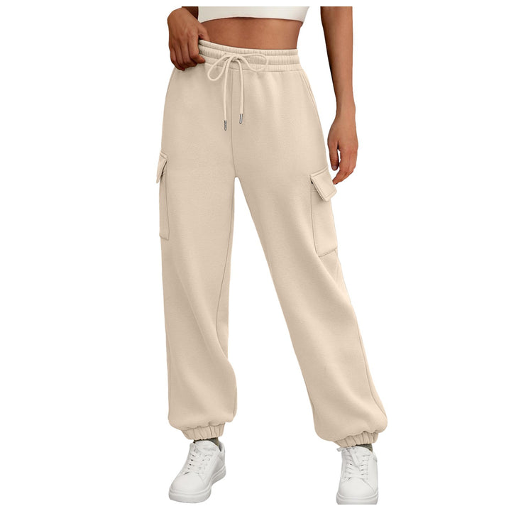 Sport pants for women with pockets and elastic waistband Lune London