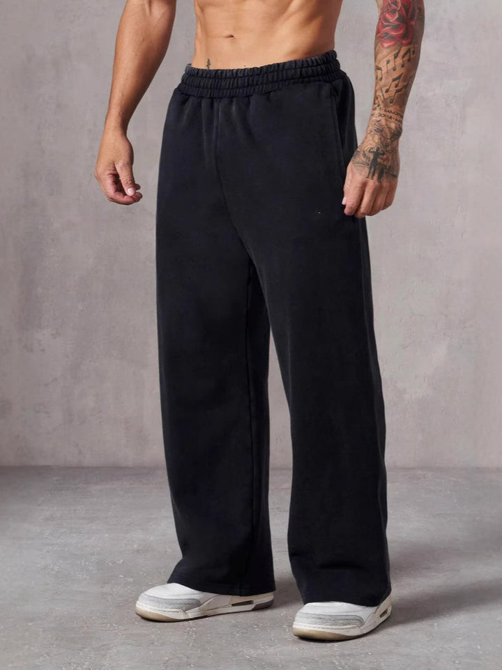 Men's Baggy Jogging Pants with Elastic Waistband and Side Pockets Lune London