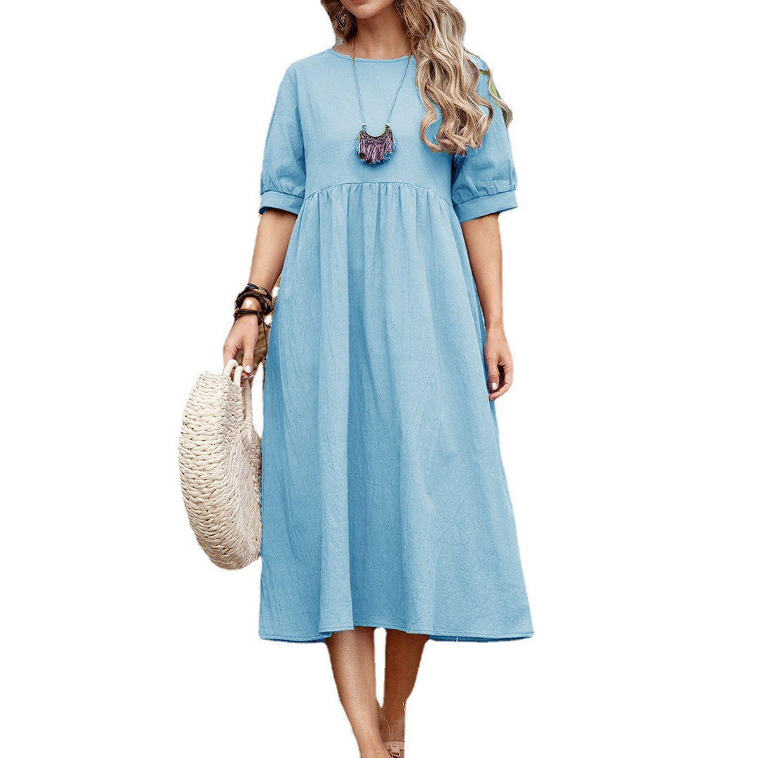 Lune London casual cotton midi dress for women