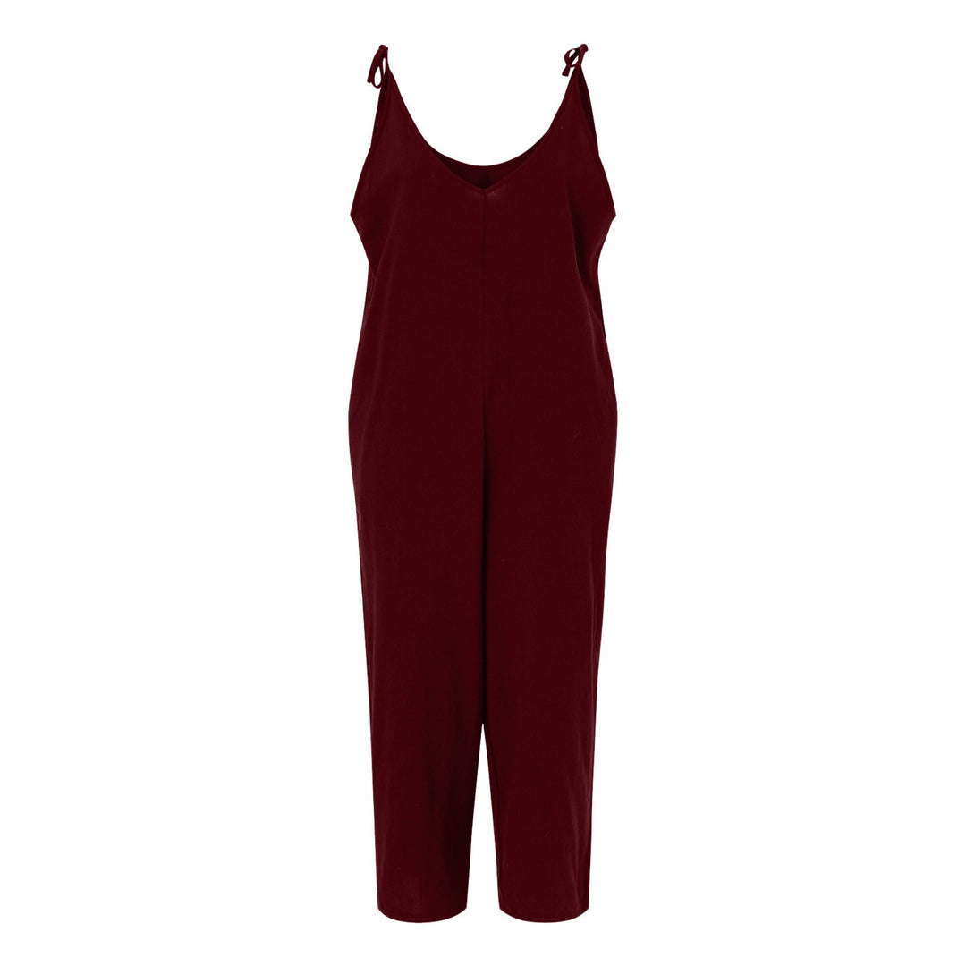 Ladies Leisure Spaghetti Strap Overall Lune London