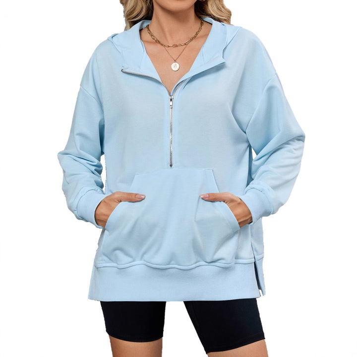 Women's hoodie with full zip and pockets Lune London