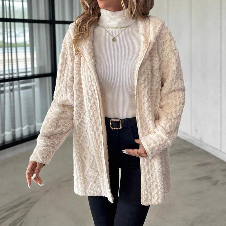 Ladies Fleece Jacket with luxurious velvety feel Lune London
