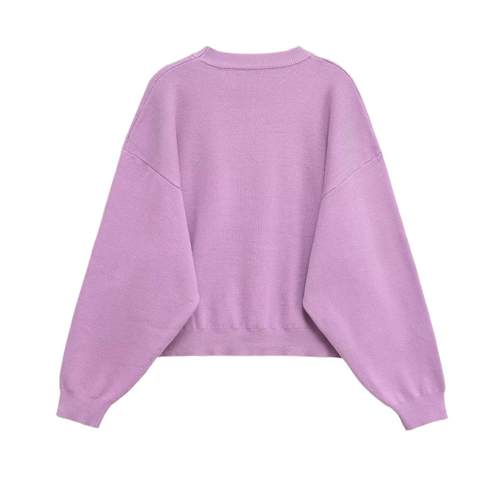 Ladies oversized casual pullover in soft sweat fabric Lune London