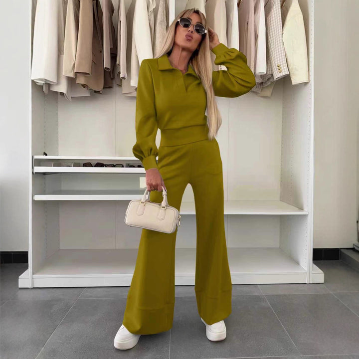 Ladies Stylish and Casual Jumpsuit with Wide Legs and Elegant Sleeves Lune London
