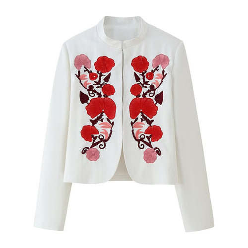 Ladies elegant embroidered jacket Lune London