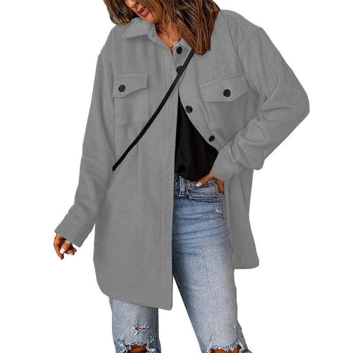 Women Oversized Jacket with Two Chest Pockets Lune London