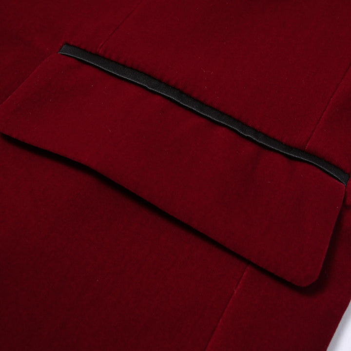 Men's velvet tuxedo blazer with sparkling satin lapels Lune London