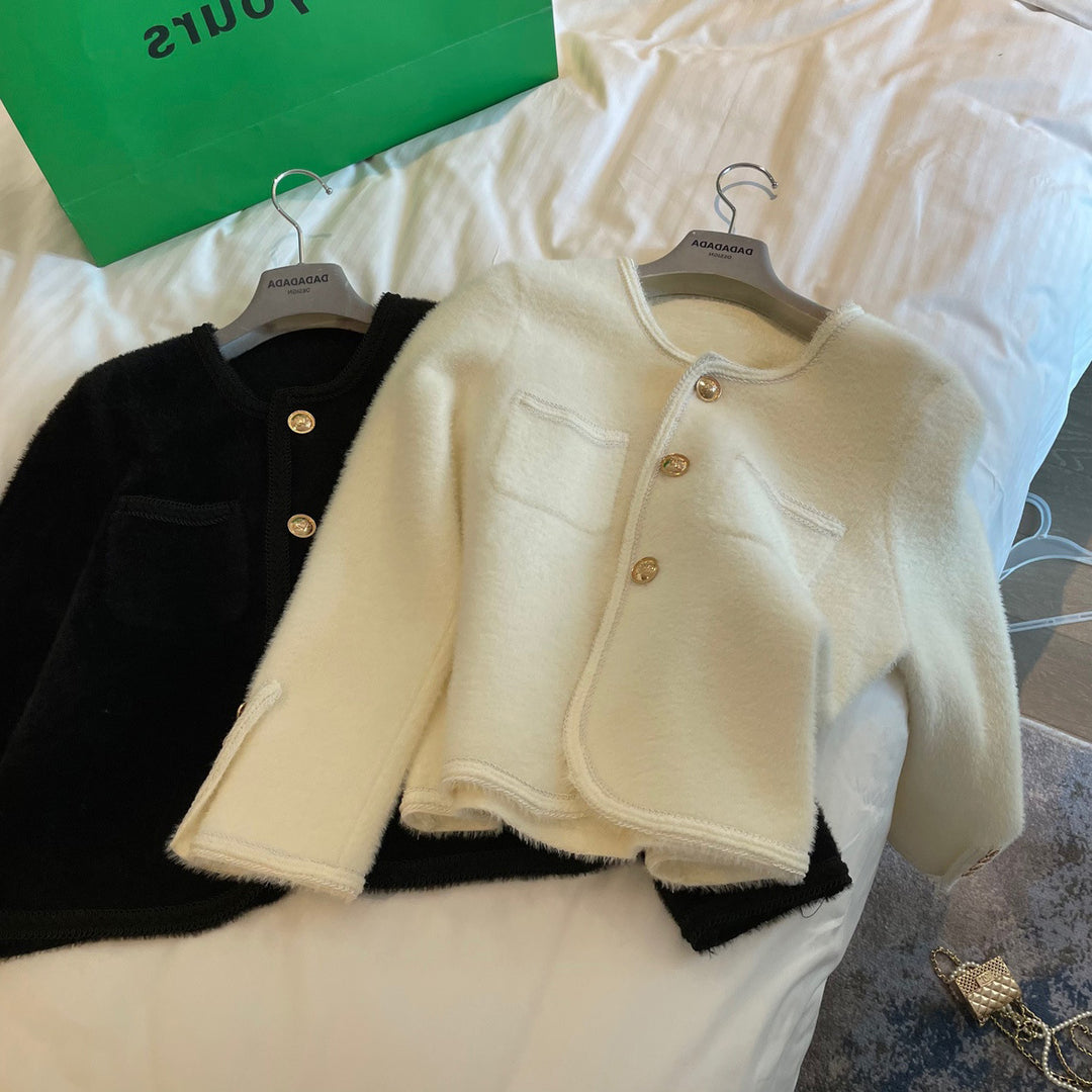 Elegant women's stylish chic jacket