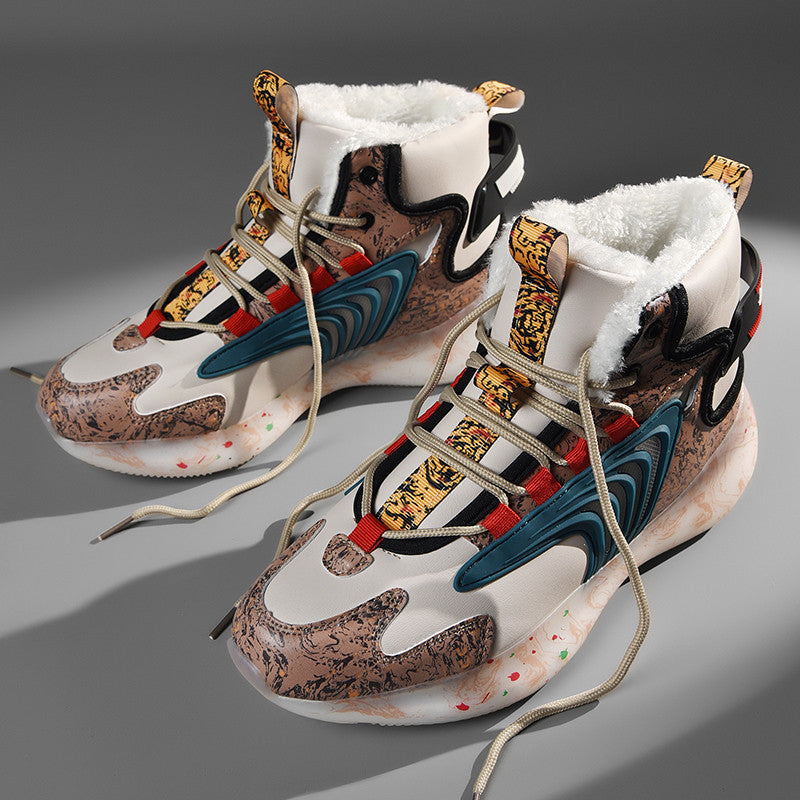 High-top sneakers for women with insulated inner lining and non-slip sole Lune London