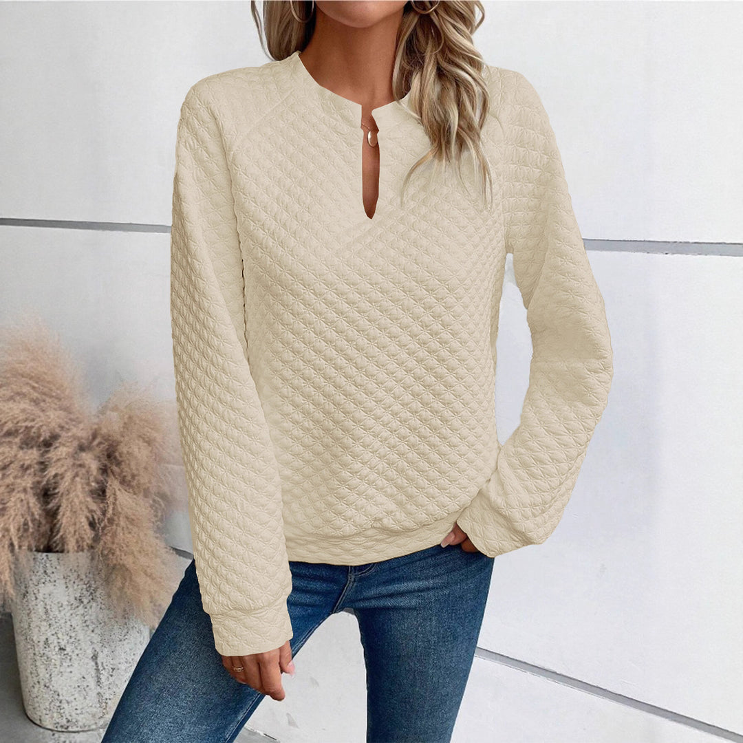 Women's sweatshirt with textured design Lune London