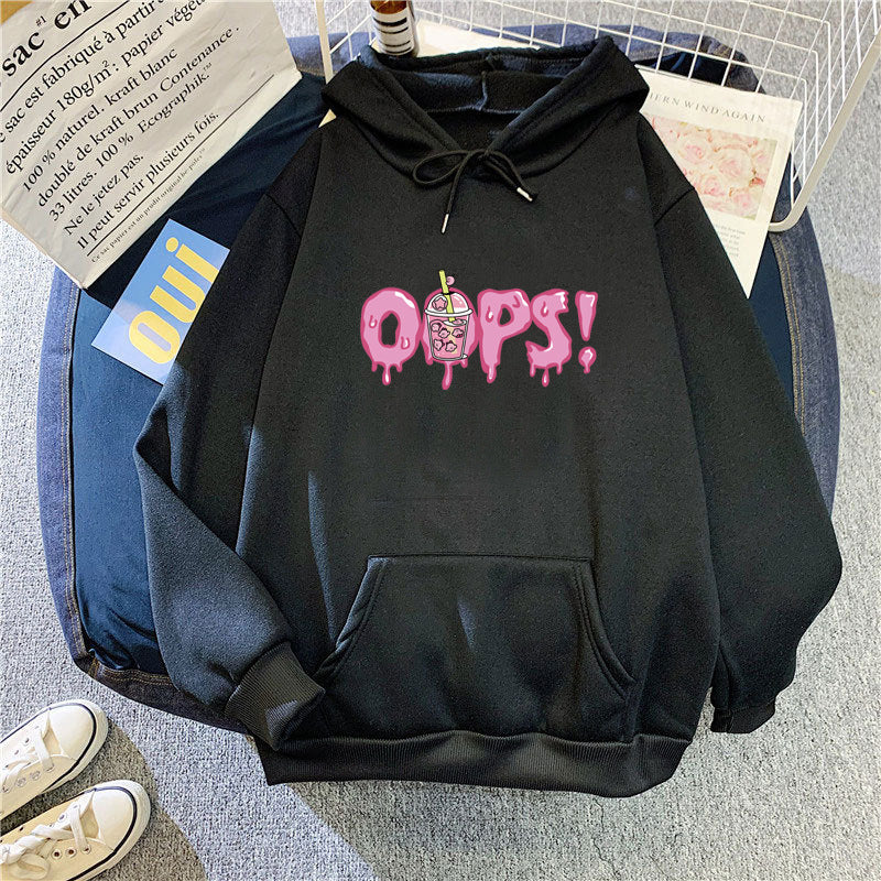 Women's hoodie with eye-catching print Chic & Stil