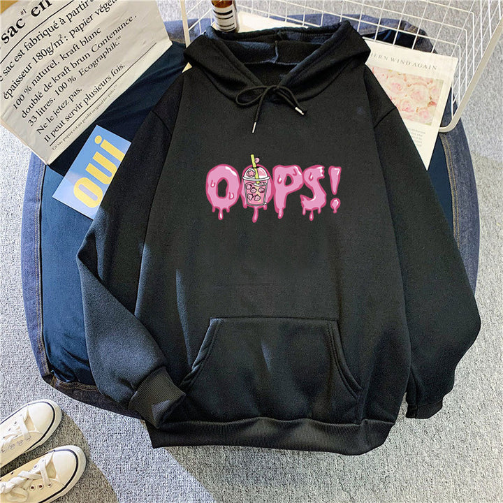 Women's hoodie with eye-catching print Chic & Stil