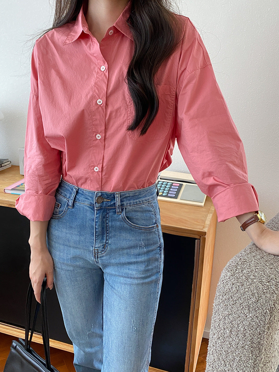 Women's elegant and casual blouse with a slightly oversized fit Chic & Stil