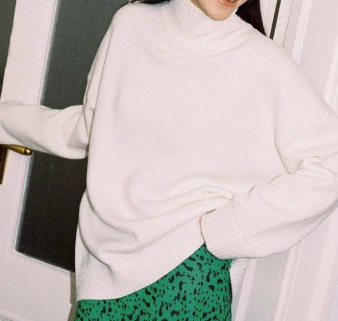 Lune London | Casual Loose Turtleneck Sweater