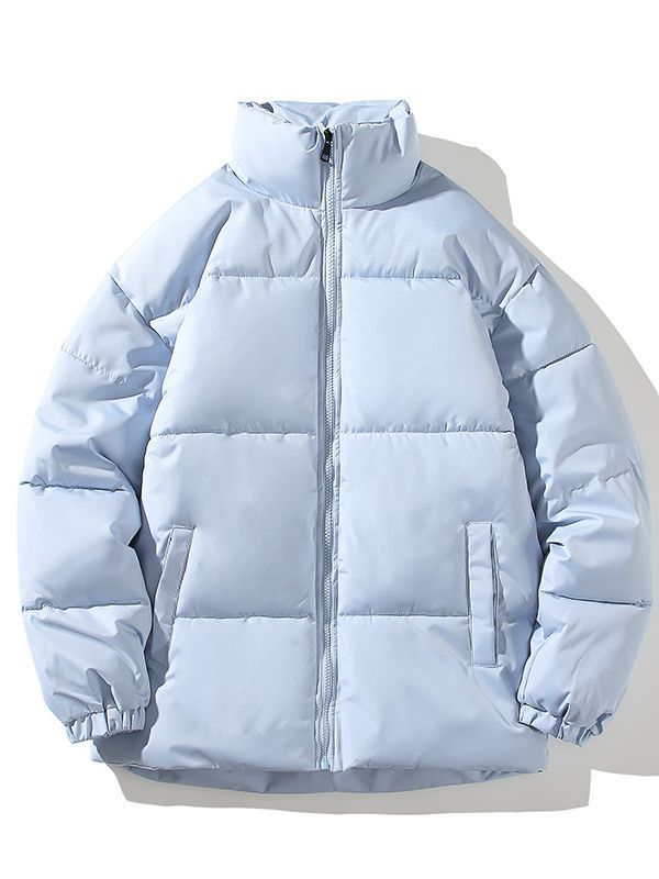 Insulated quilted jacket for men with high collar and elastic cuffs Lune London
