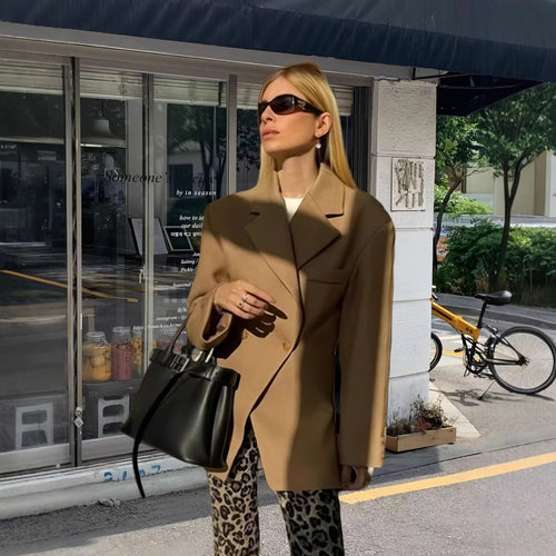 Ladies Elegant Oversized Blazer Lune London