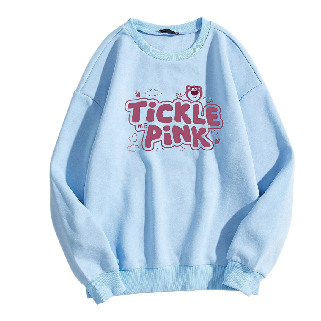 Women's sweatshirt in casual design with cheerful print Chic & Stil