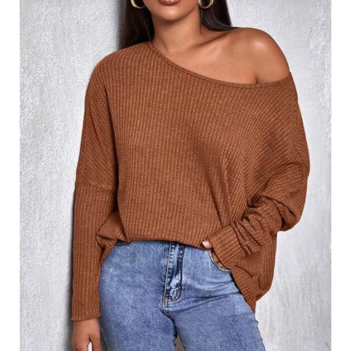 Pull en tricot surdimensionné pour femmes Chic & Stil