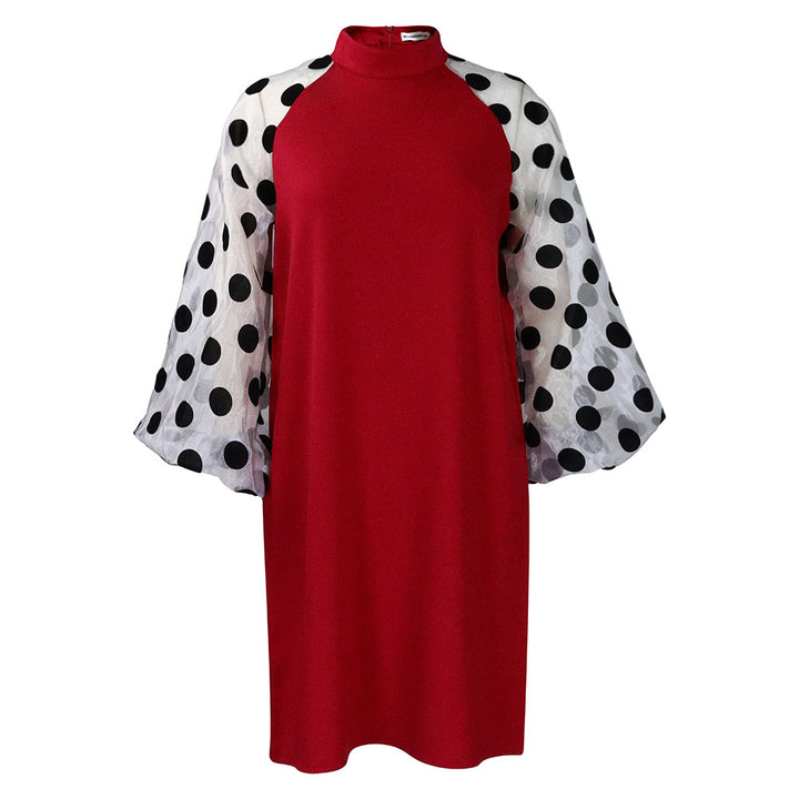 Ladies Elegant Maxie Dress with Chic Oversized Puff Sleeves and Style