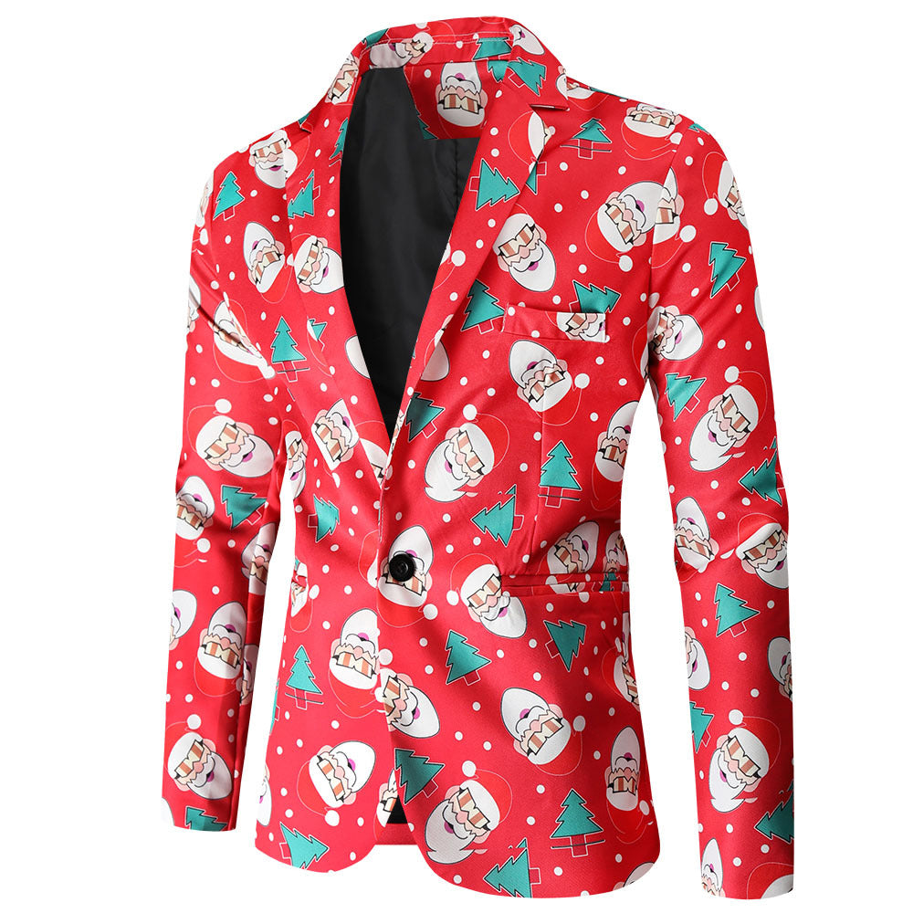 Party jacket for men with a cheerful Christmas design Lune London