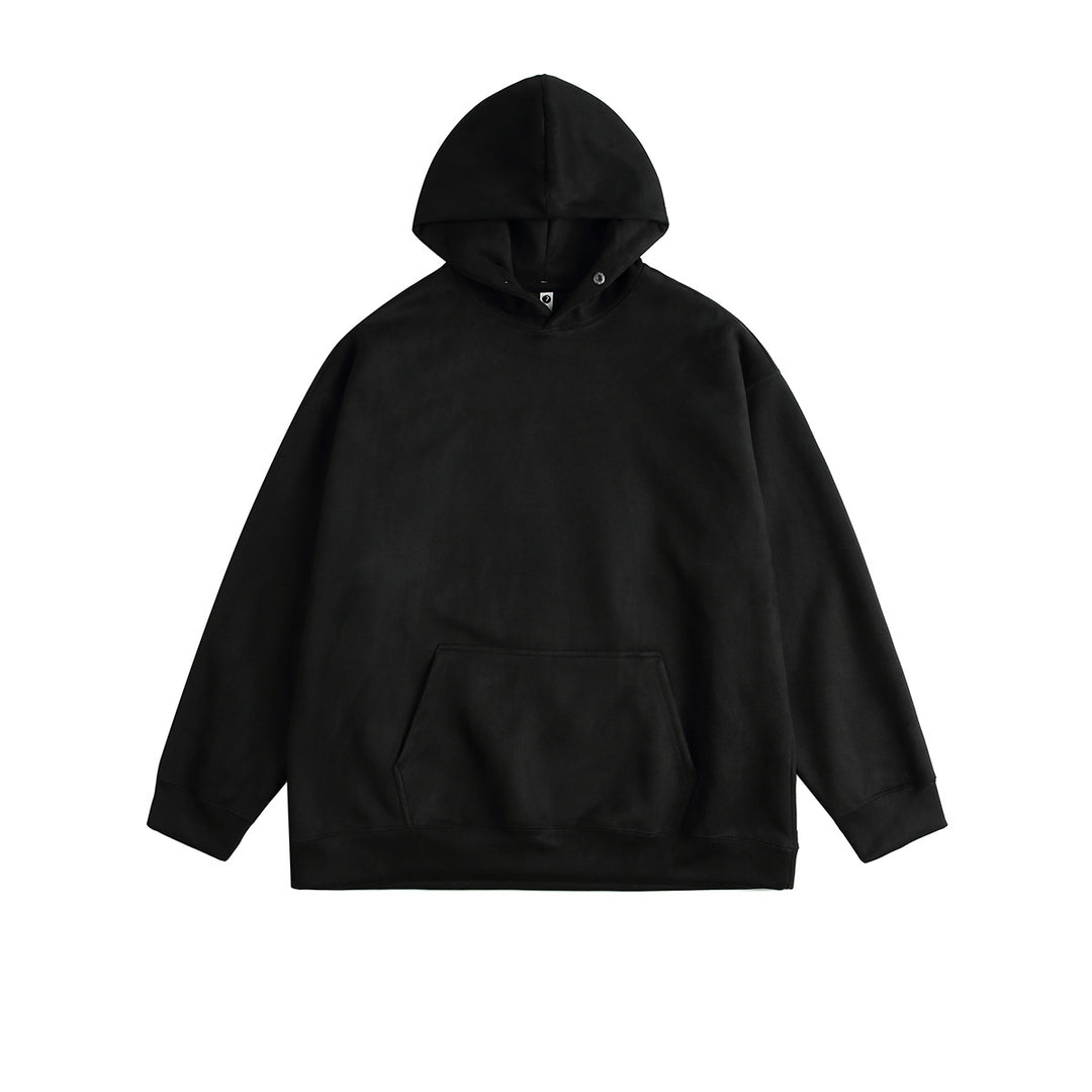 Men's casual hoodie made of high-quality cotton blend with practical kangaroo pocket Lune London