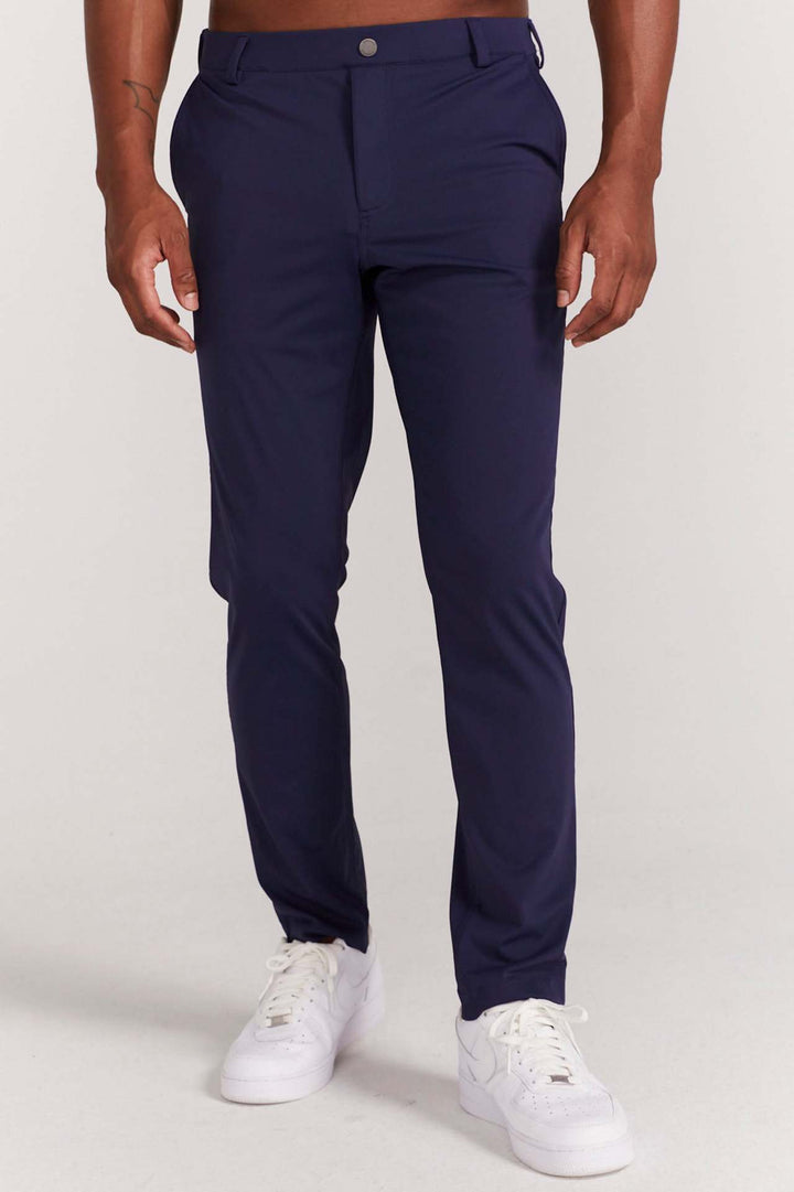 Lune London elastic slim fit chinos for men