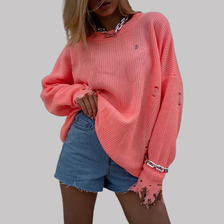 Oversized knitted sweater for women Lune London