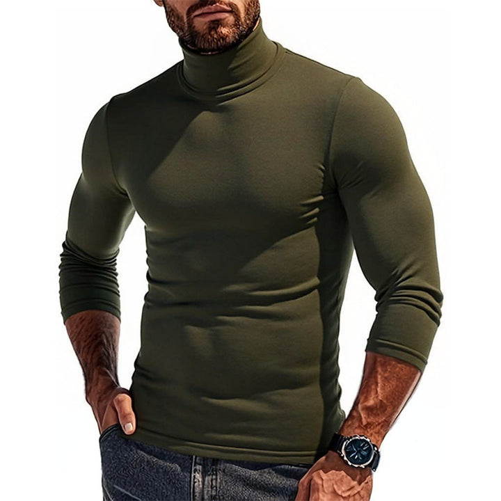 Men's Turtleneck Sweater In Modern Design Lune London