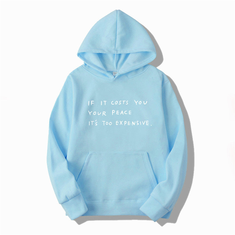 Women's hoodie with inspiring quote and comfortable fit Lune London