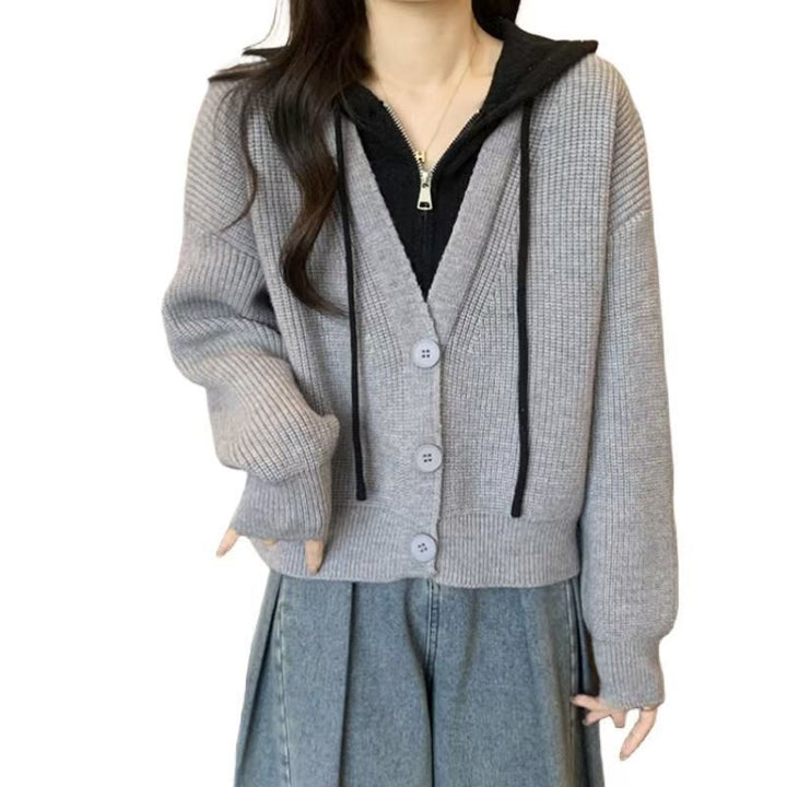 Veste enveloppante élégante pour femmes avec capuche Chic & Stil