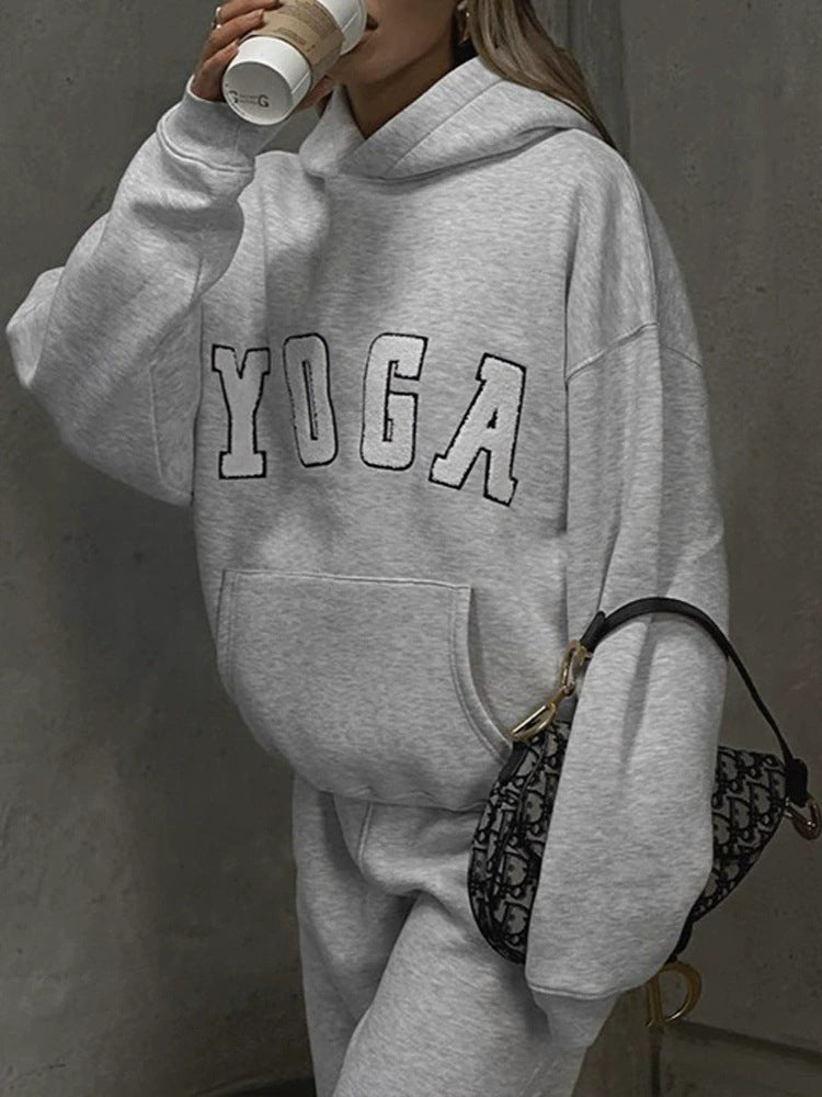 Women’s Yoga Hoodie with Trendy Print & Comfortable Fit | Lune London