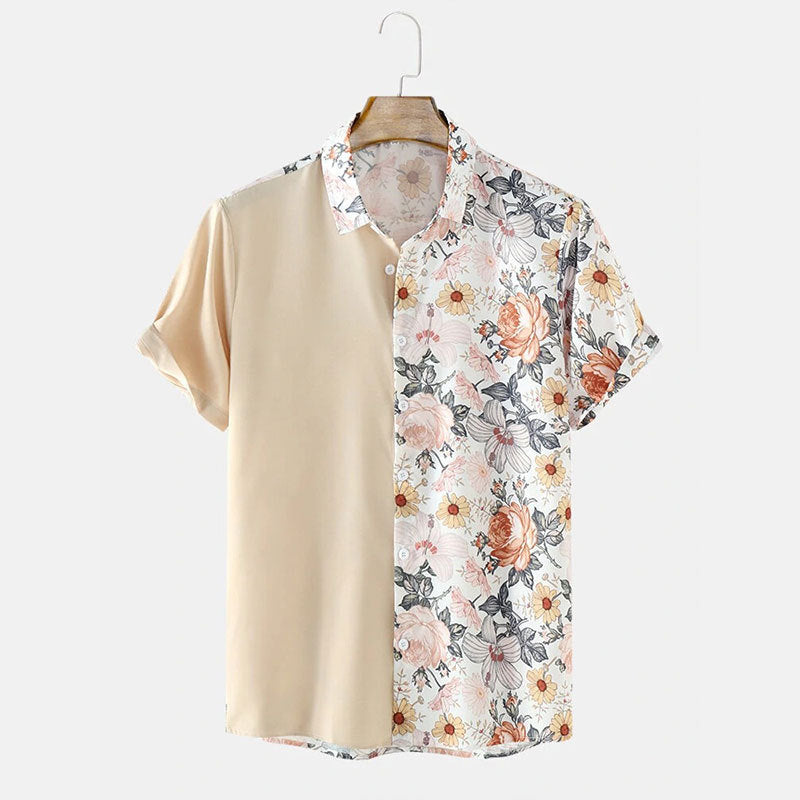 Men's Short Sleeve Floral Shirt Lune London