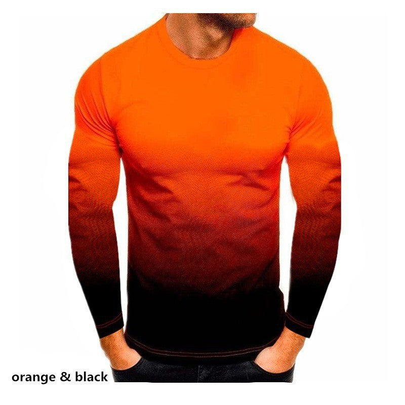 Men's long sleeve shirt with a modern gradient and a fitted cut Lune London