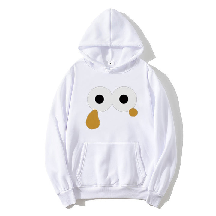 Women's hoodie with eye-catching cartoon print Chic & Stil