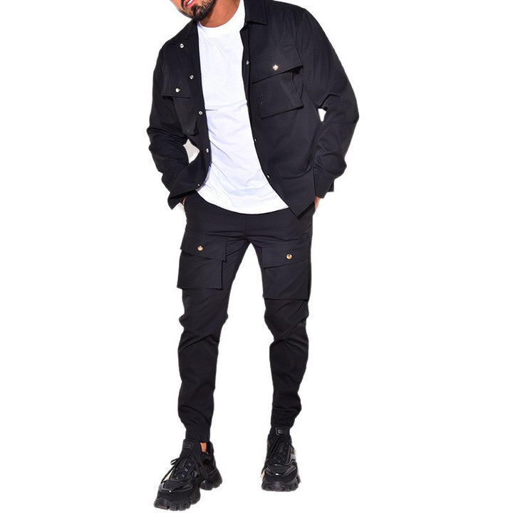 Men's cargo set with practical pockets and modern design Lune London