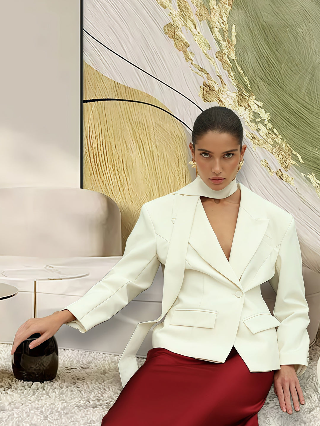 Elegant blazer jacket for women with modern cut Lune London