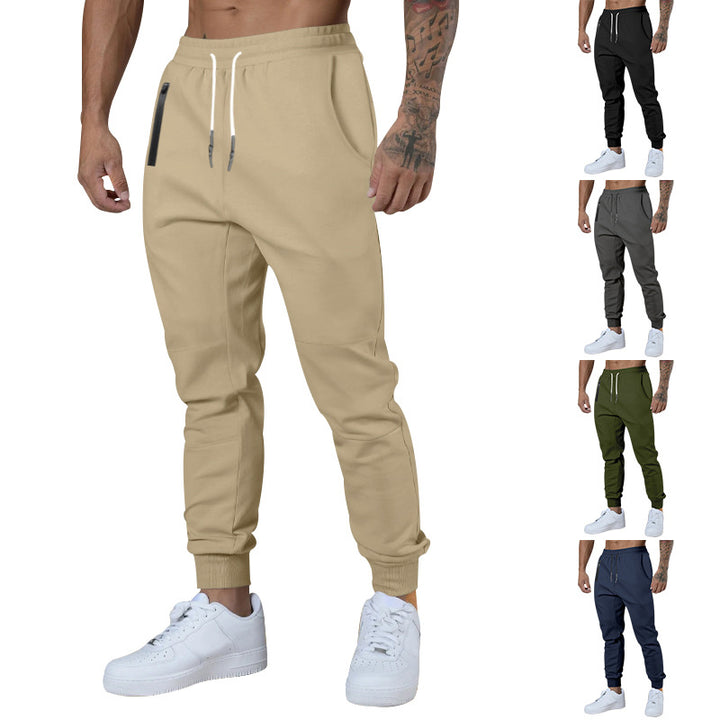 Sporty lifestyle jogger pants for men with elastic waistband and practical pockets Lune London