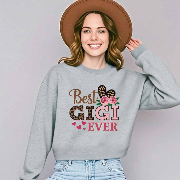 Sweatshirt pour femme avec motif créatif Gigi Chic & Stil
