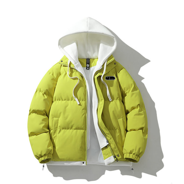 Warm padded jacket for women with removable hood and wind protection Lune London
