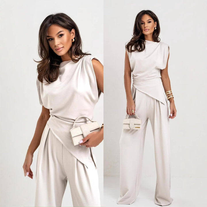 Ladies Premium asymmetrical overall Lune London