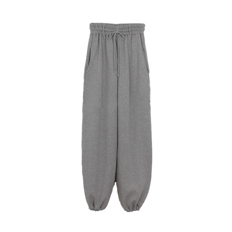 Pantalons de survêtement larges et confortables pour femmes avec taille élastique Chic & Stil