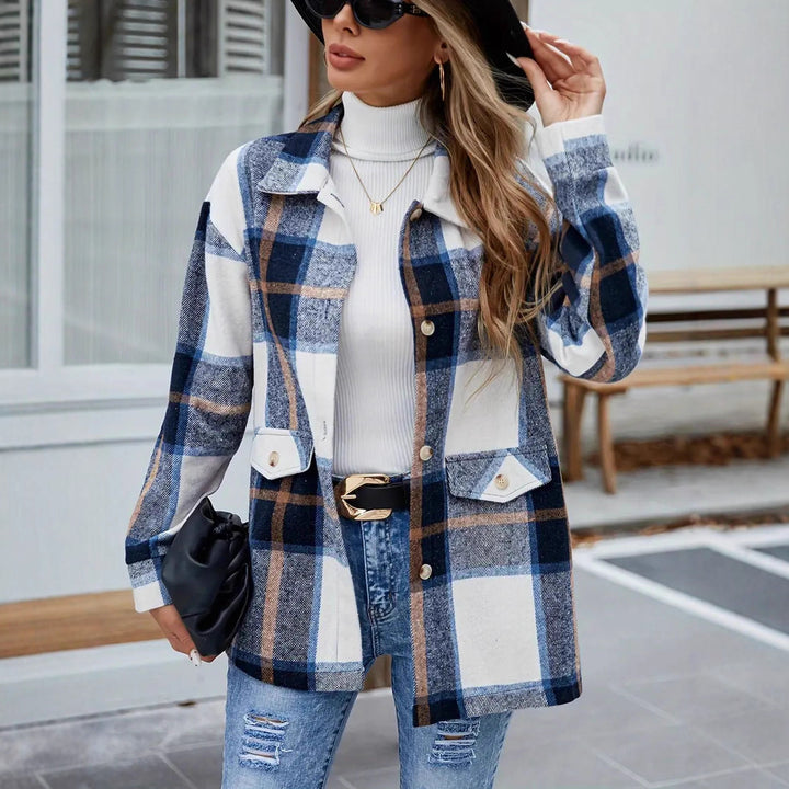 Lune London women's plaid overshirt