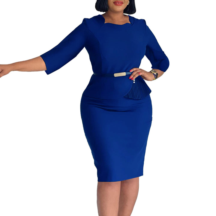 Dresses for women fitted with gathers and belt Lune London