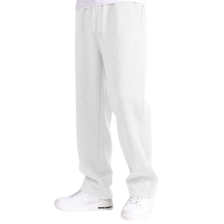 Comfortable men's jogger pants with elastic waistband and side pockets Lune London