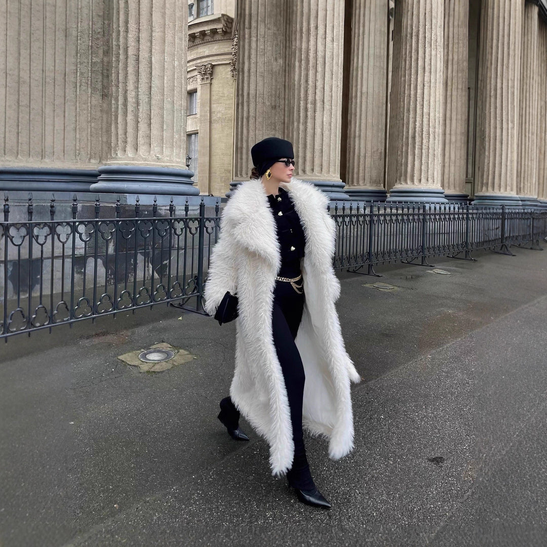 Luxury Faux Fur Coat for Women Lune London