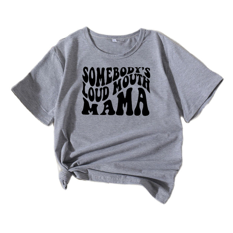 Ladies casual chic graphic T-shirt